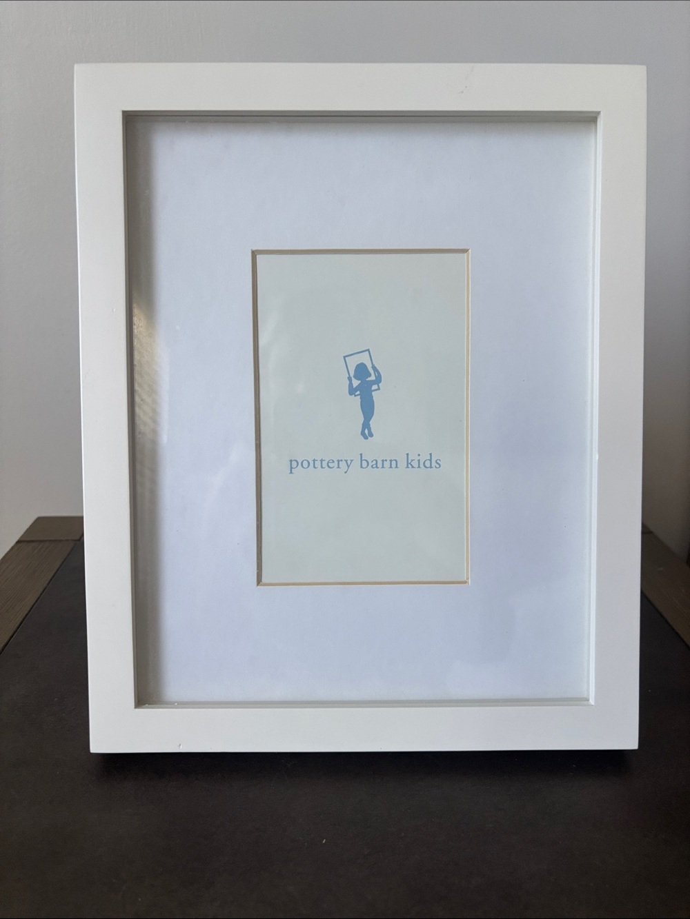 Pottery Barn Kids 4”x6” white photo frame